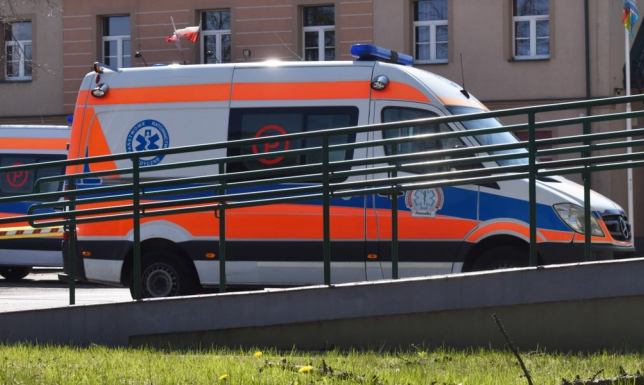 Kobieta potrącona przez busa na placu Marii Konopnickiej w Suwałkach