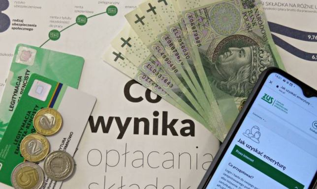 Wysokość emerytur w województwie