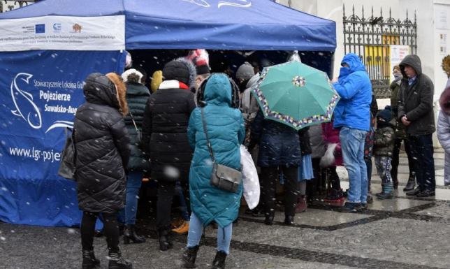 kiermasz na rzecz czteroletniego Rafała z Suwałk, parafia św. Kazimierza Królewicza