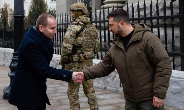 Wizyta w rocznicę inwazji rosyjskiej na Ukrainę