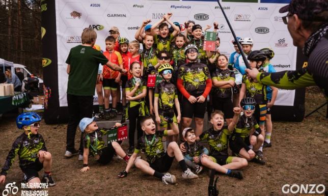 reprezentacja Klubu Rowerowego MTB Suwałk w Białymstoku