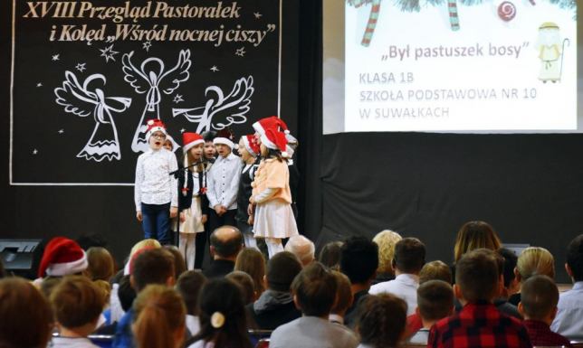 Świąteczną atmosferę można było poczuć w Szkole Podstawowej nr 10 w Suwałkach