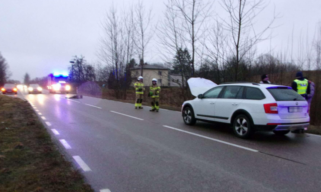 na terenie powiatu suwalskiego doszło do trzech kolizji drogowych