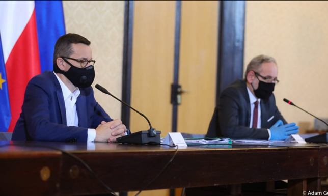 Konferencja premiera w sprawie wprowadzonych obostrzeń