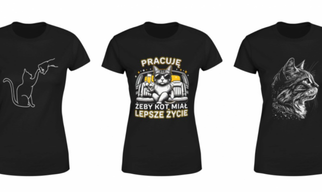 Stylowy wybór dla miłośniczek kotów - koszulki z motywem kotów