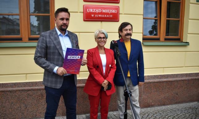 Konferencja prasowa Nowej Lewicy w Suwałkach