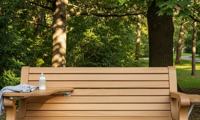 pomysł  wprowadzenia w mieście ławek przeznaczonych dla matek karmiących