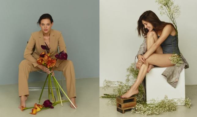 Dziewczyny w kwiatach w kalendarzu Rossmanna