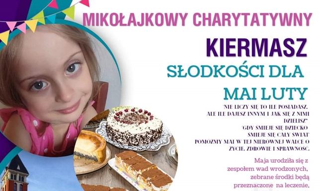 Mikołajkowy kiermasz Charytatywny dla Mai