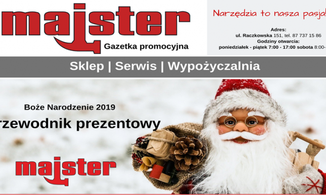 Przewodnik prezentowy firmy Majster