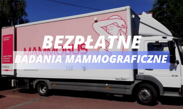 Mammobus dostępny w piątek 13. maja przy Aquaparku w Suwałkach