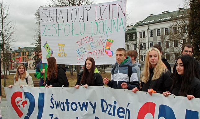 obchody Światowego Dnia Zespołu Downa w Suwałkach