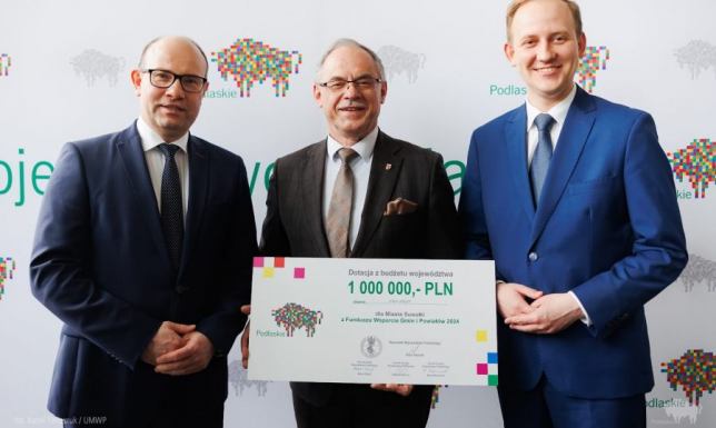 Milion złotych dotacji ze strony samorządu województwa podlaskiego