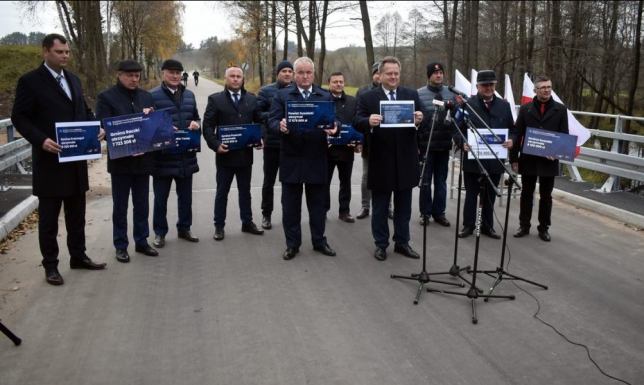 Otwarcie nowego mostu w ciągu drogi powiatowej Kruszki – Szurpiły – Jeleniewo
