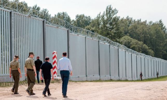 Zakończyły się prace przy budowie zapory na granicy polsko-białoruskiej