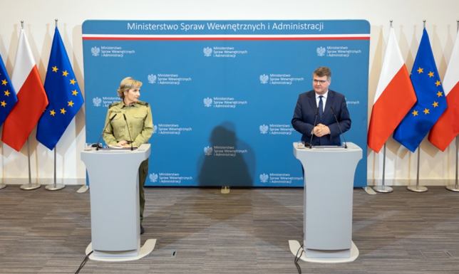 Podpisanie umowy dotyczące budowy zapory na granicy polsko-białoruskiej