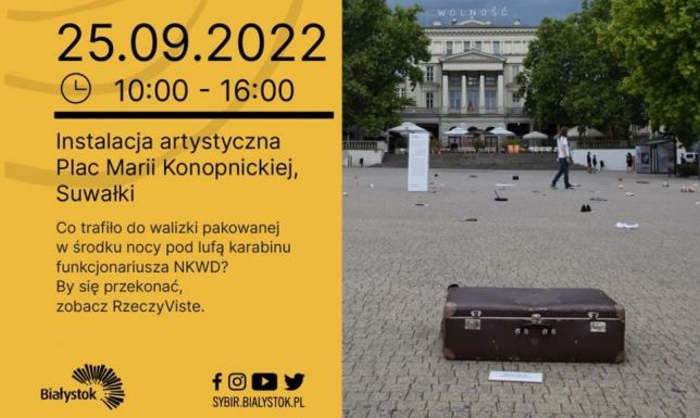 Instalacja „RzeczyViste” zagości w Suwałkach Instalacja artystyczna na placu Marii Konopnickiej w Suwałkach