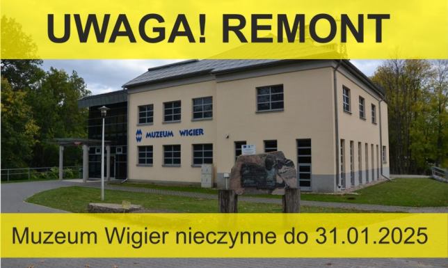 Muzeum zamknięte związku z rozpoczynającym się remontem i modernizacją