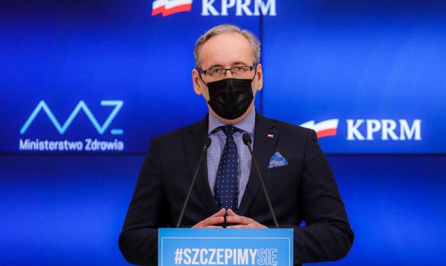 Adam Niedzielski, konferencja w sprawie zniesienia części obostrzeń