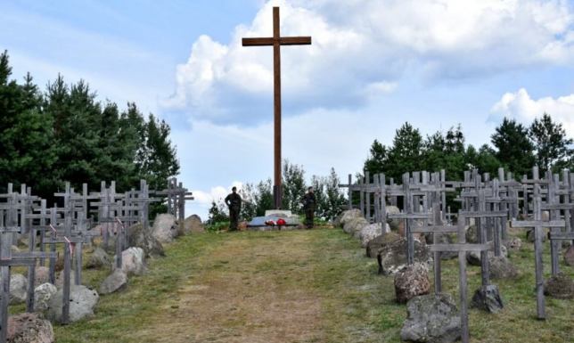 Uczcili 75. rocznicę Obławy Augustowskiej Obława Augustowska w Gibach