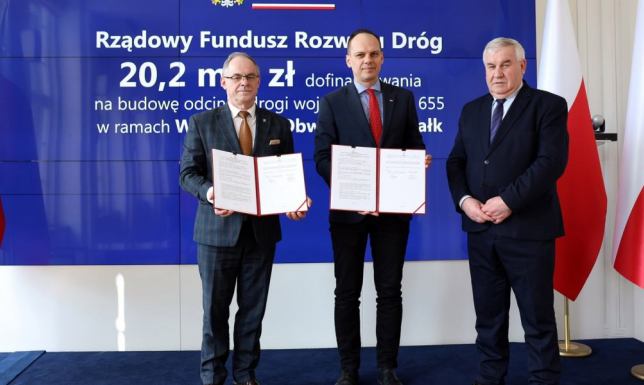 Dofinansowanie ze środków Rządowego Funduszu Rozwoju Dróg dla Suwałk