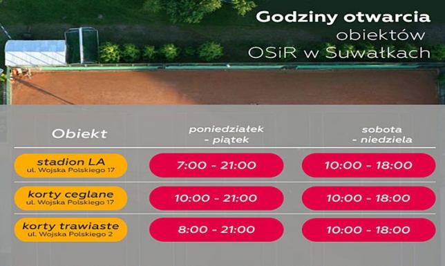 Boiska, stadiony i korty już otwarte