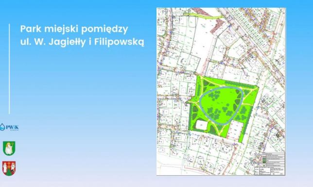 utrudnienia w ruchu pieszym związane z budową miejskiego parku