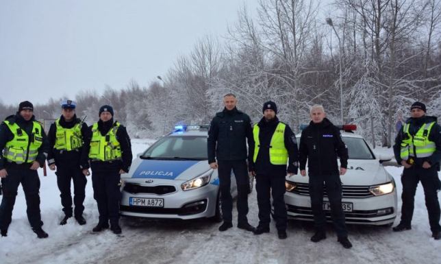 podsumowanie współpracy policjantów z suwalskiej drogówki i litewskiego Mariampola