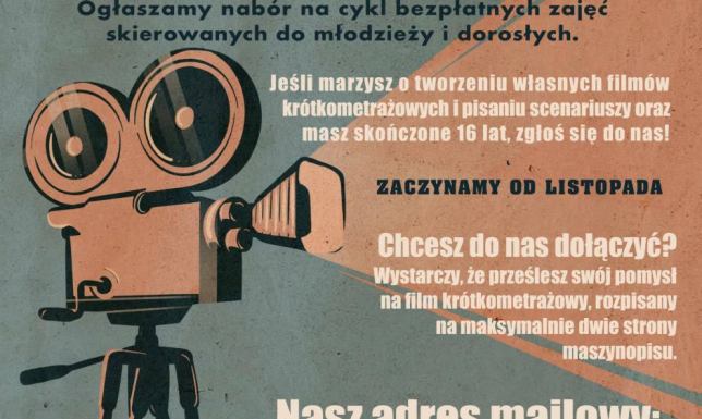 nabór na cykl bezpłatnych zajęć skierowanych do młodzieży i dorosłych