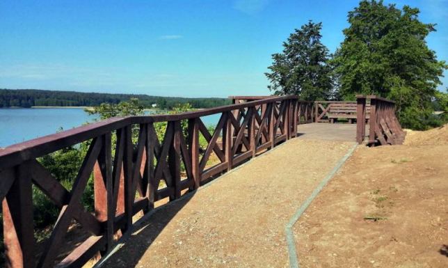 Nowa platforma widokowa nad Wigrami