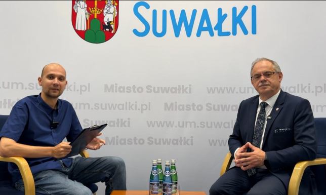 Videopodcast z Ratusza. Rozmowa z Prezydentem Suwałk
