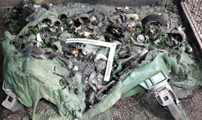 Podpalenie altany śmietnikowej i kilku pojemników na śmieci w Suwałkach