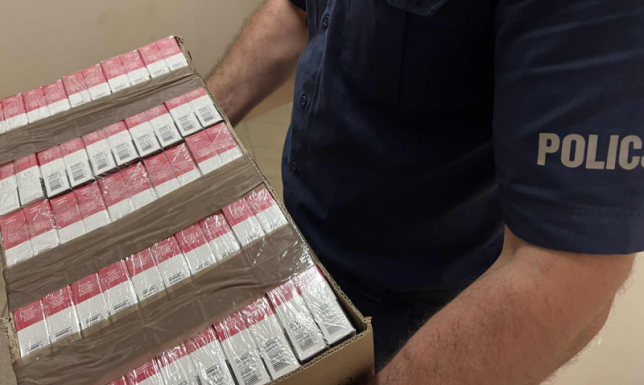 Ponad 44 tysiące sztuk papierosów bez polskich znaków skarbowych akcyzy