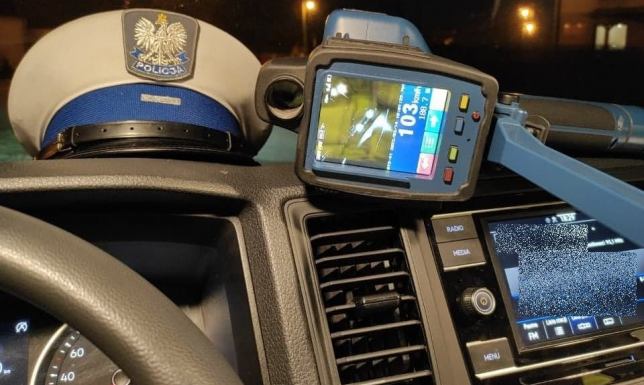 mieszkaniec gminy Suwałki stracił prawo jazdy za przekroczenie prędkości