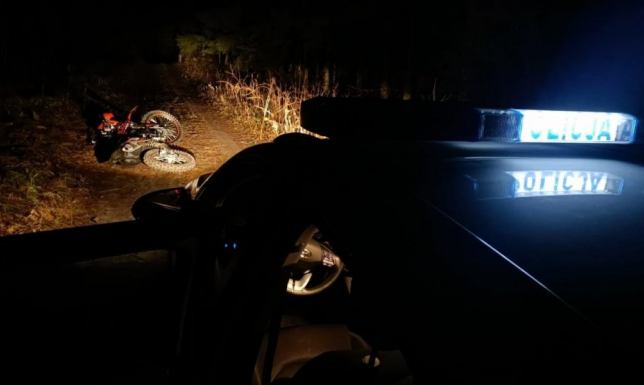 Policja Olecko, zatrzymanie pijanego motocyklisty