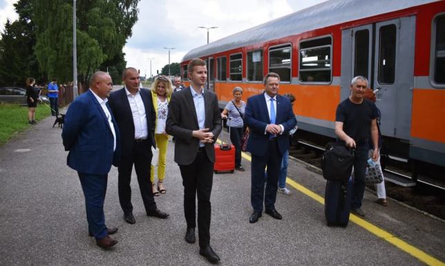 briefin prasowy POLREGIO na sworcu kolejowym w Suwałkach