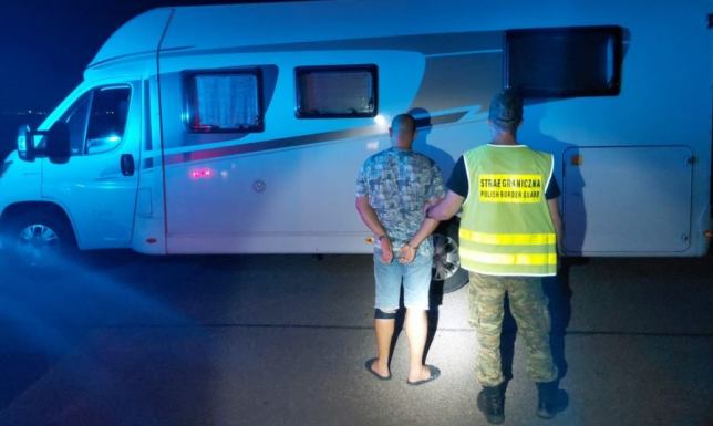 Samochód typu kamper skradziony na terytorium Danii