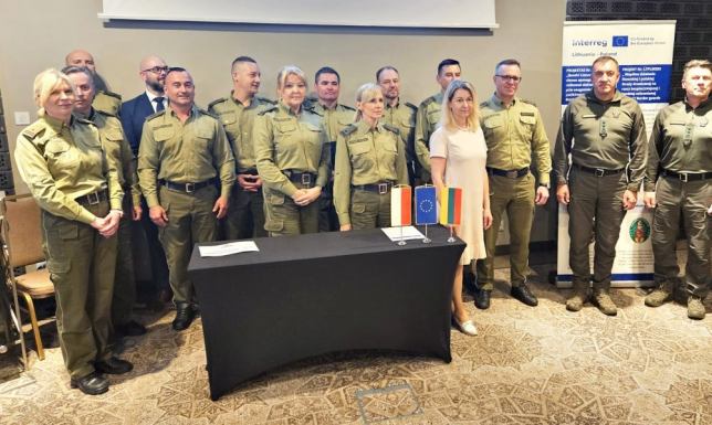 Wspólne działania litewskich i polskich służb straży granicznej