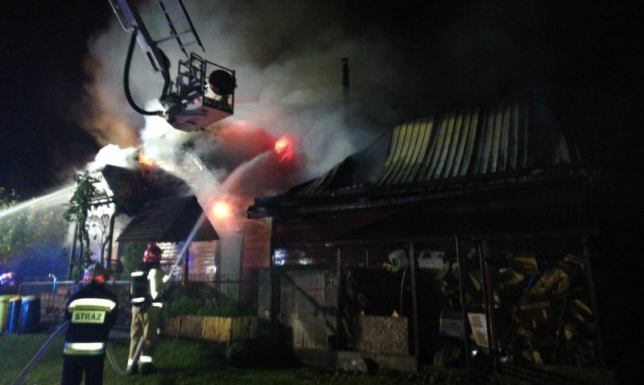doszło do pożaru plebanii w Sanktuarium Matki Bożej w Studzienicznej