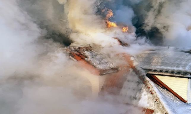Pożar hotelu w Augustowie pożar hotelu Amber Bay przy ulicy Turystycznej w Augustowie