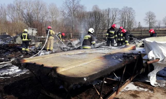 Do dwóch pożarów doszło w minioną sobotę (27.03) w powiecie Augustowskim