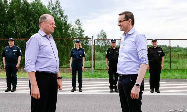 Granice otwarte. Wizyta premiera w Budzisku.