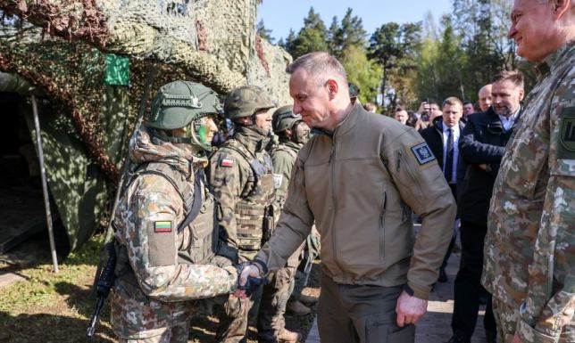 ćwiczenia wojskowe „Brave Griffin” na poligonie w rejonie olickim na Litwie