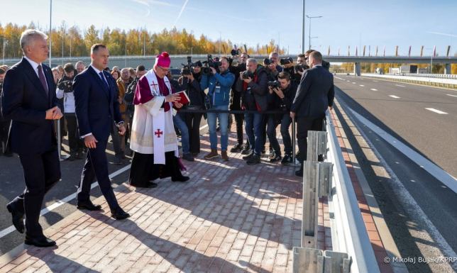 Prezydent Polski Karol Nawrocki złożył wizytę na polsko-litewskim pograniczu