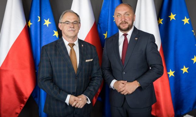 Czesław Renkiewicz spotkał się w Białymstoku z marszałkiem Województwa Podlaskiego