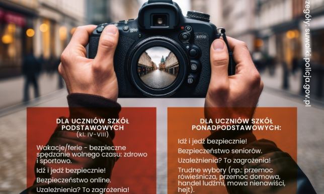 Konkurs filmowy dla uczniów suwalskich szkół XI edycja konkursu filmowego "prosto ze szkoły"