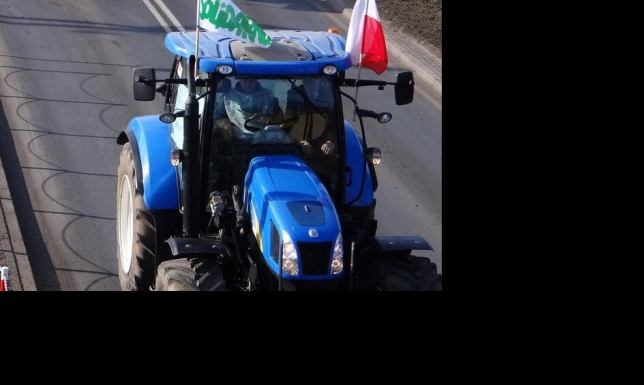 blokady dróg w ramach ogólnopolskiego strajku rolników