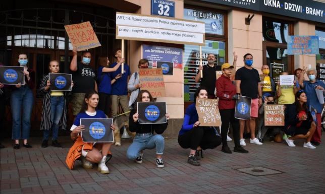 Lex TVN, protest w Suwałkach