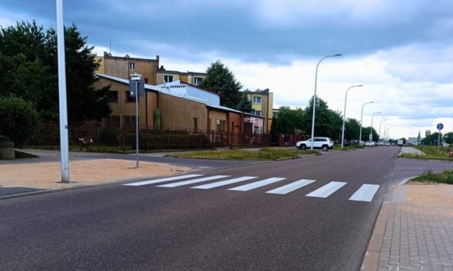 budowa dwóch wyniesionych przejść dla pieszych w Suwałkach