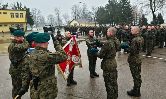 Przysięga wojskowa żołnierzy dobrowolnej zasadniczej służby wojskowej